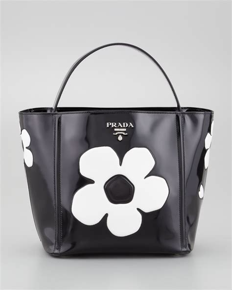 prada black red floral bag|embossed flower prada bag.